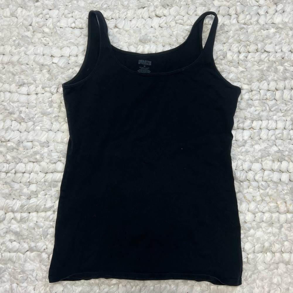 ❤️2/$15❤️5/$25❤️ DULITH TRADING CO. | black fitted stretchy tank top